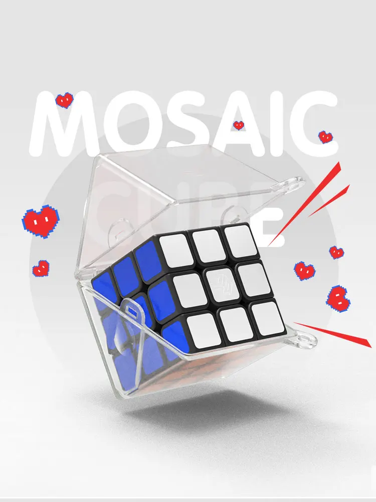 GAN330 брелок-кубик GAN328 mini 3x3x3 волшебный куб GAN мозаичный Подарочная коробка Speed cube 3x3