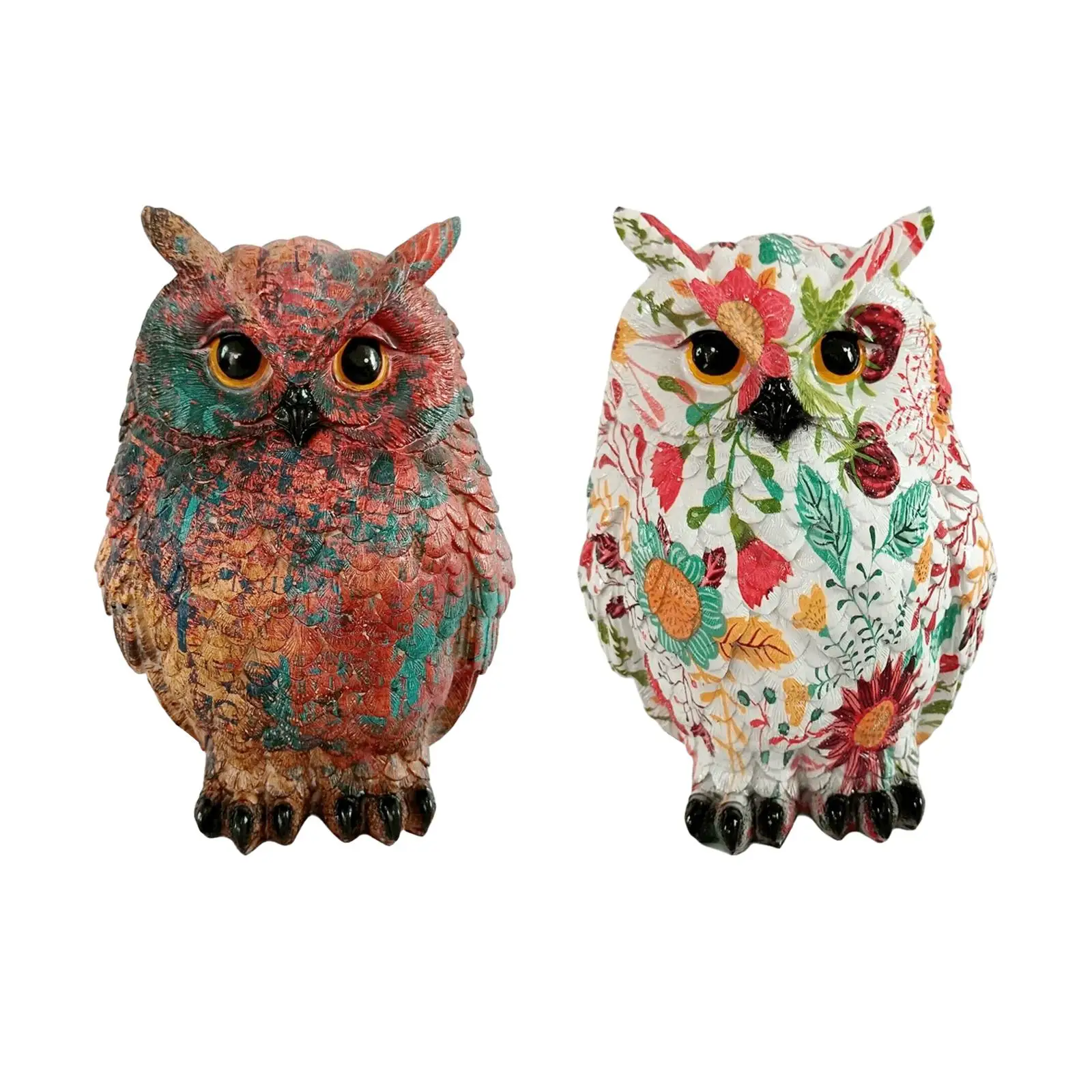 

Owl Statue Decorative Simple Creative Collection Modern Sculpture for Dorm Bookshelf Dining Room Anniversary Desktop