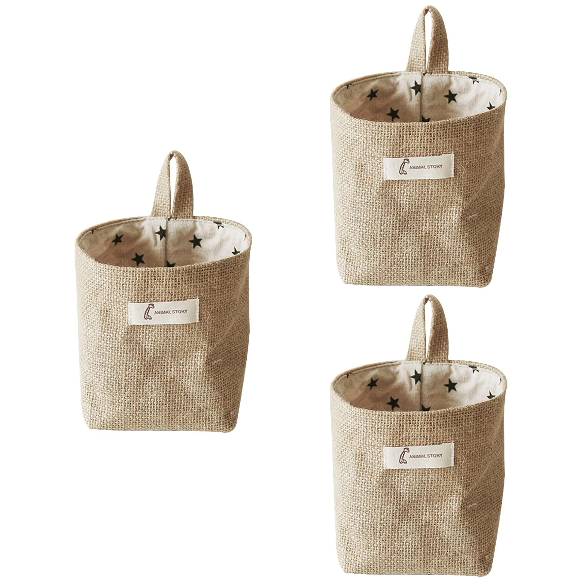 

3pcs Hanging Storage Bag Home Sundries Organizer Door Back Hanging Organizer