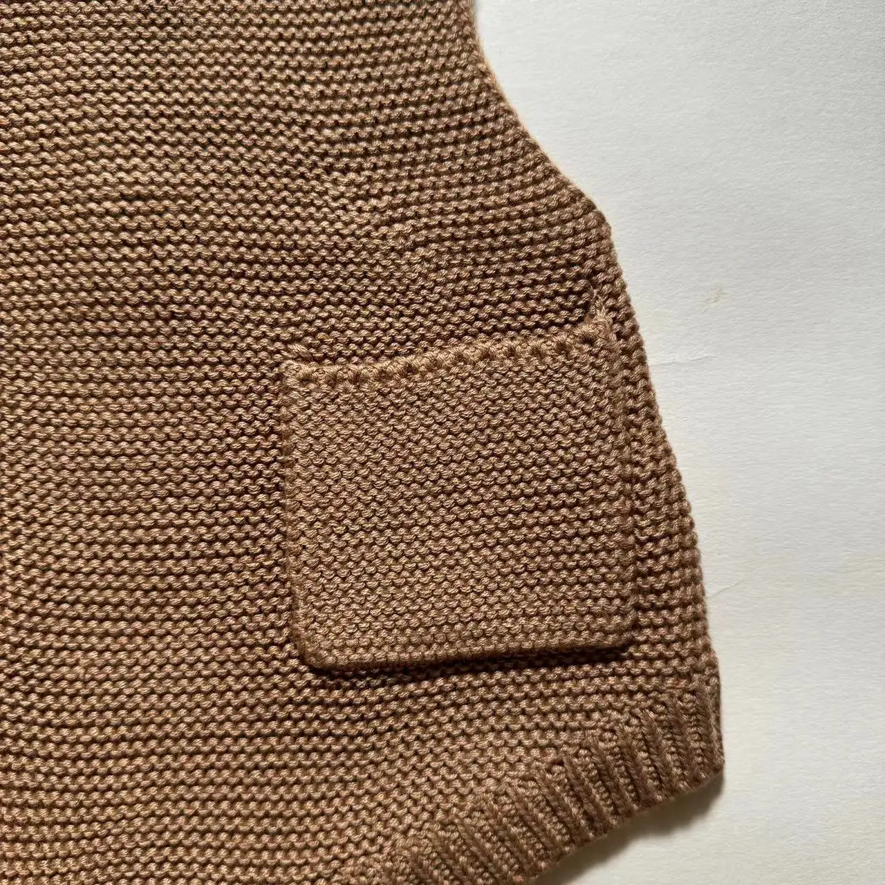 Детский трикотажный комбинезон без рукавов из хлопка