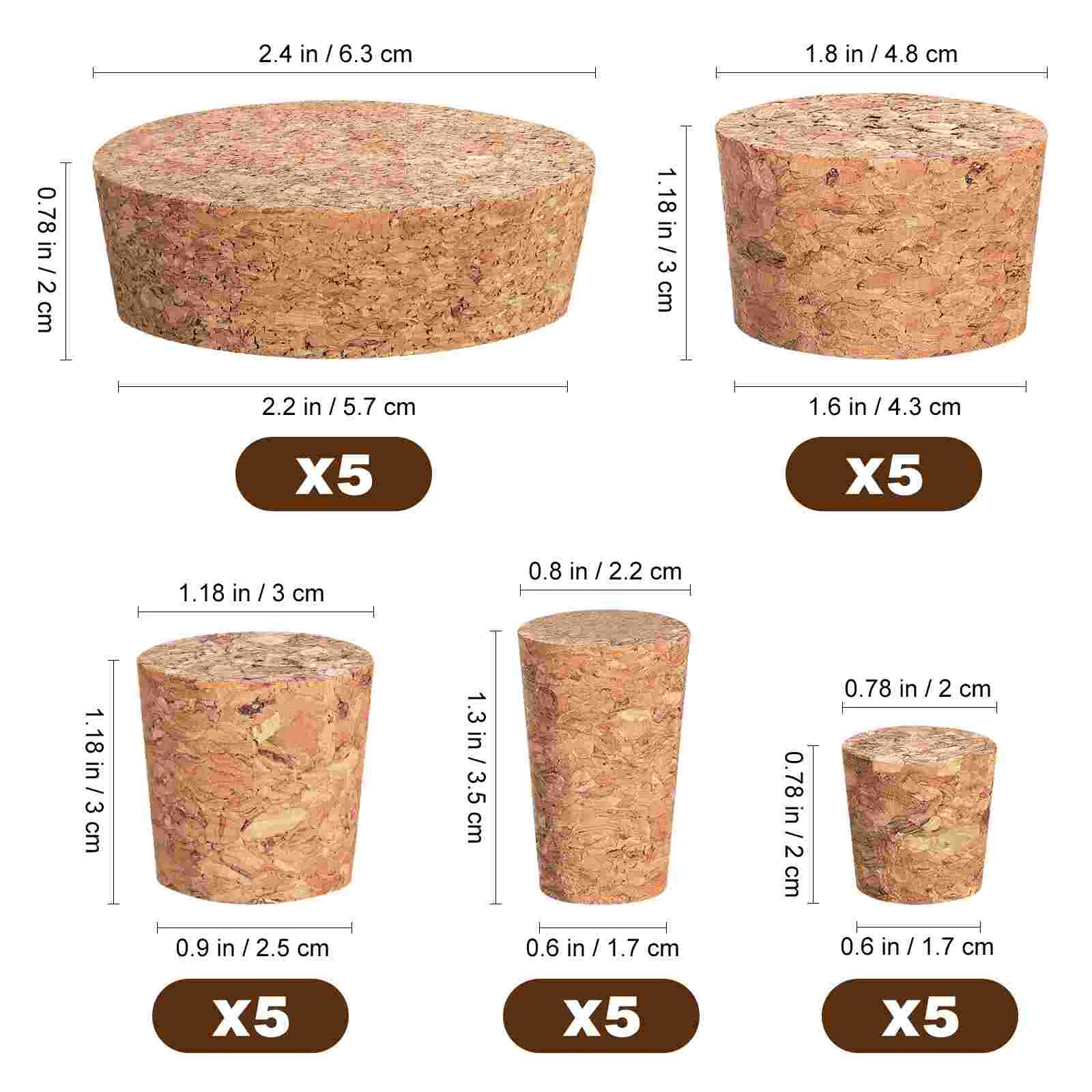 ARTIBETTER 25 шт. пробки для бутылок конические сменные пивных