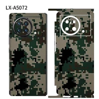 camouflage decal skin for vivo x fold back screen protector film full cover wrap camo anti scratch durable sticker
