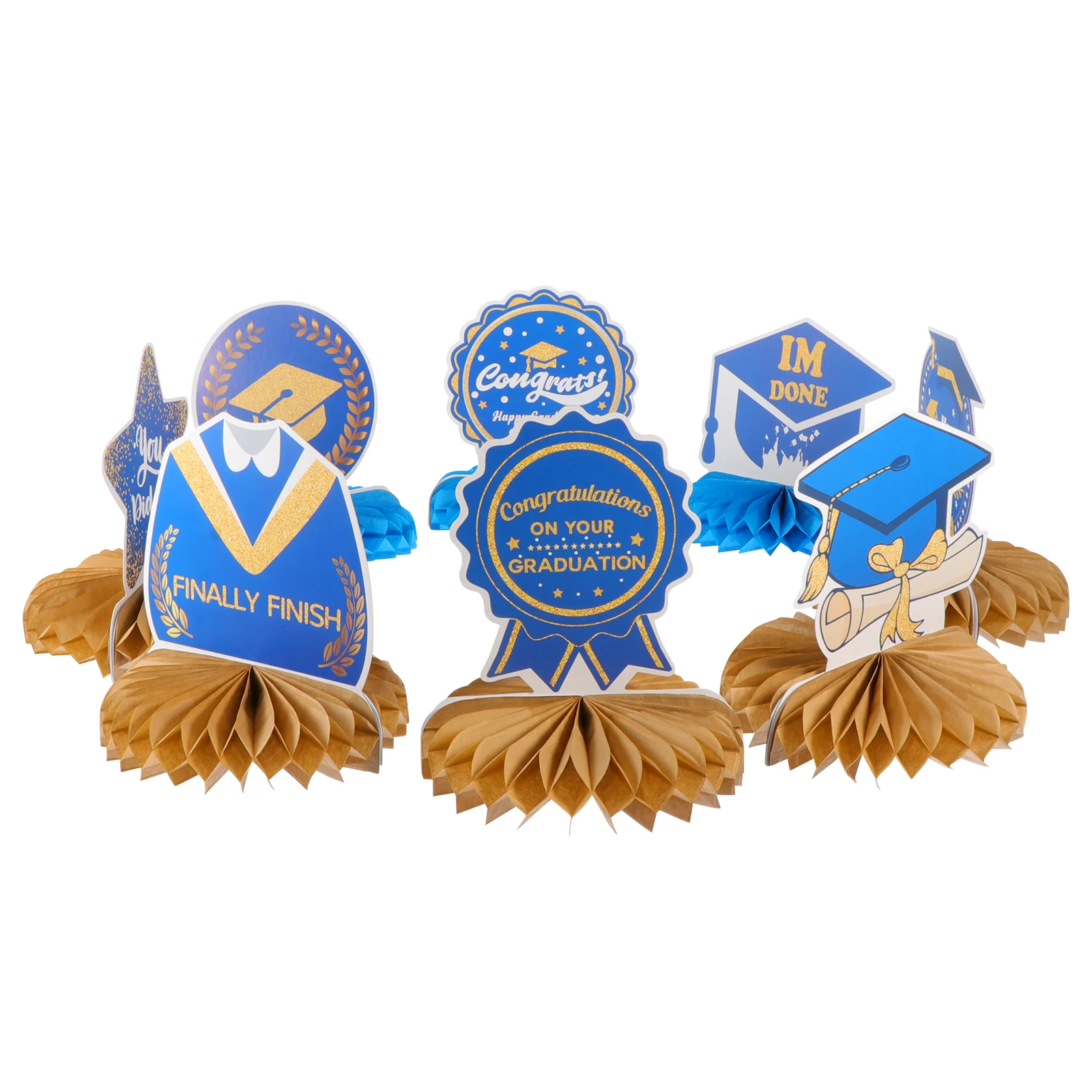 

1 компл. Выпускной пейзаж Опора сотовая бумага крафт выпусквечерние вечеринка