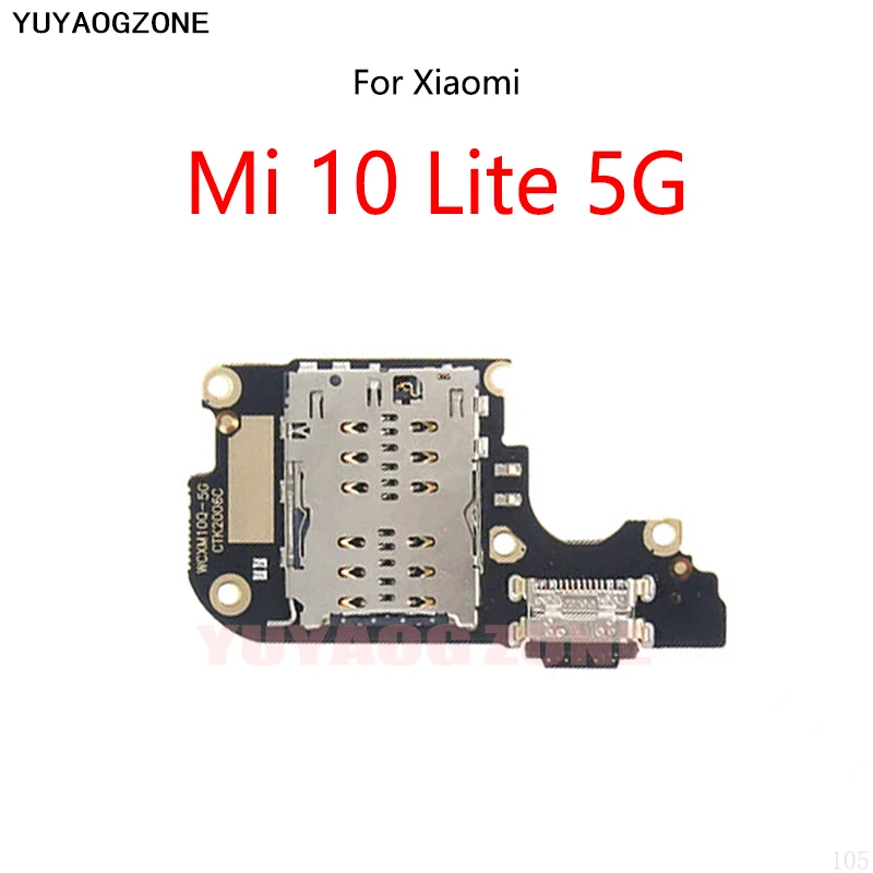 

USB-порт для зарядки док-станции, разъем, зарядная плата, гибкий кабель для Xiaomi Mi 10 Lite 5G