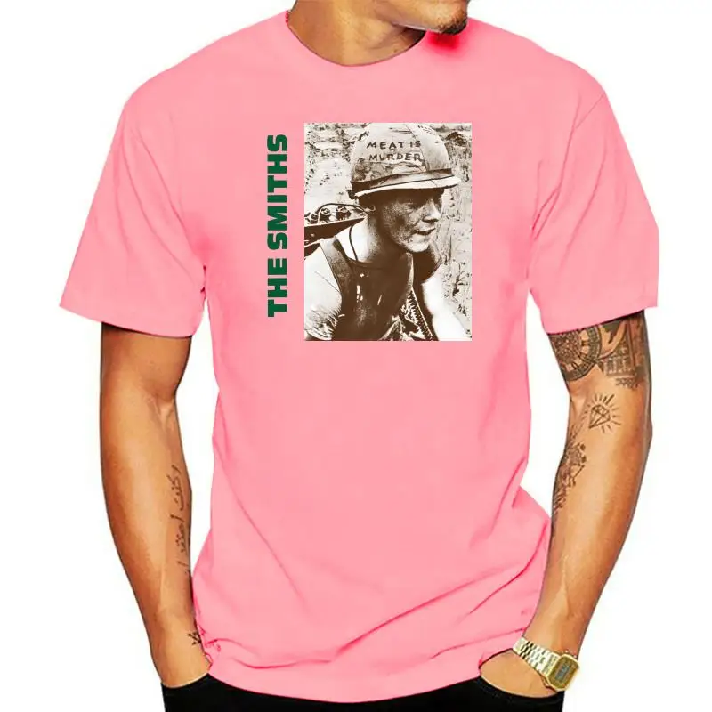 Белая футболка Smiths Meat Is Murder изготовленная на заказ