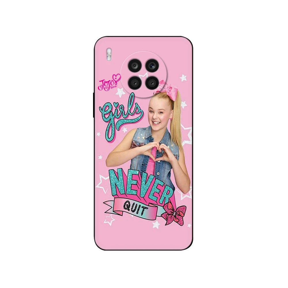 Black tpu Case For Huawei Honor 50 Lite PRO 20 10 10i 20S 30S 30 7A 7s 7C Cover Jojo Siwa |