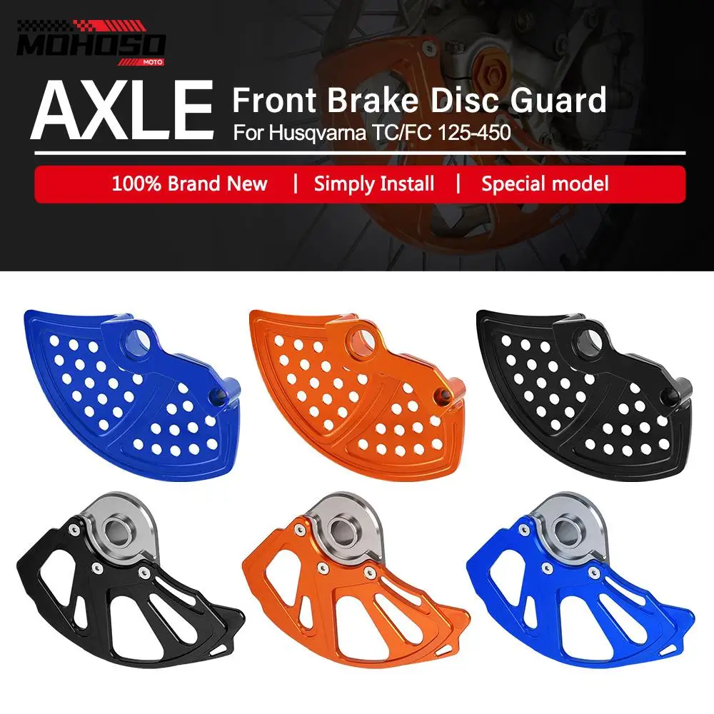 

For Husqvarna TC/FC 125-450 200TC 200FC 350TC 350 FC fc 2015 2016 2017 2018 2019 22mm Axle Front Brake Disc Guard Protector