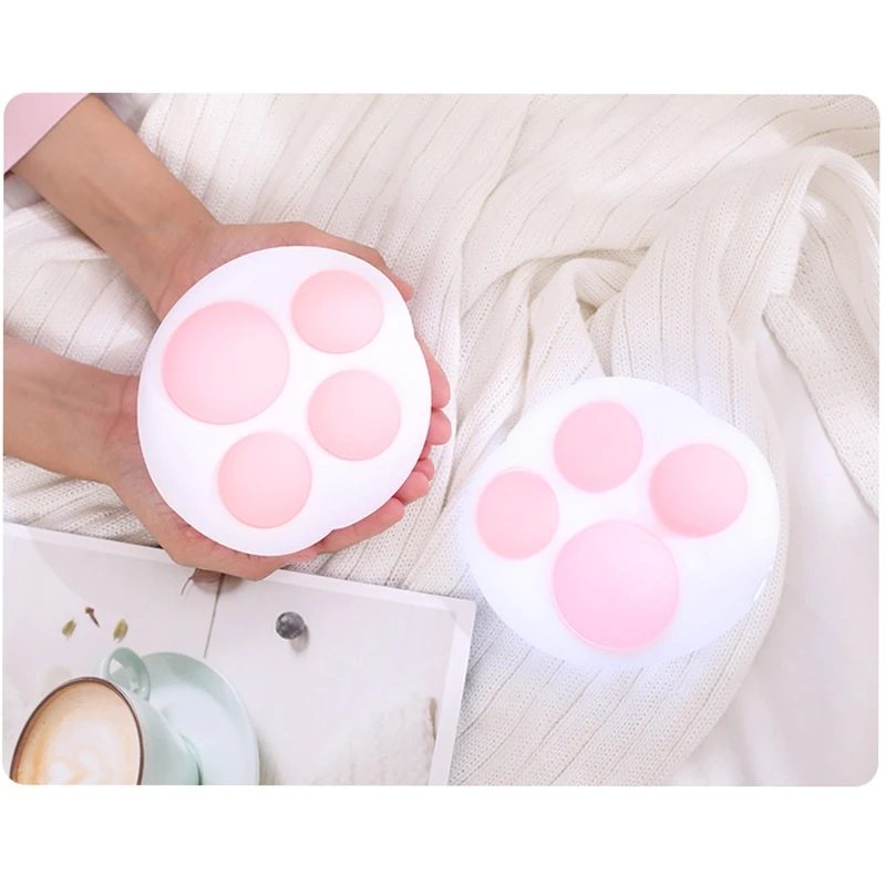 

Силиконовый ночник в виде лапы, перезаряжаемая USB лампа с регулируемой яркостью, 7 цветов, менясветильник цвет, светодиодный светильник для ...