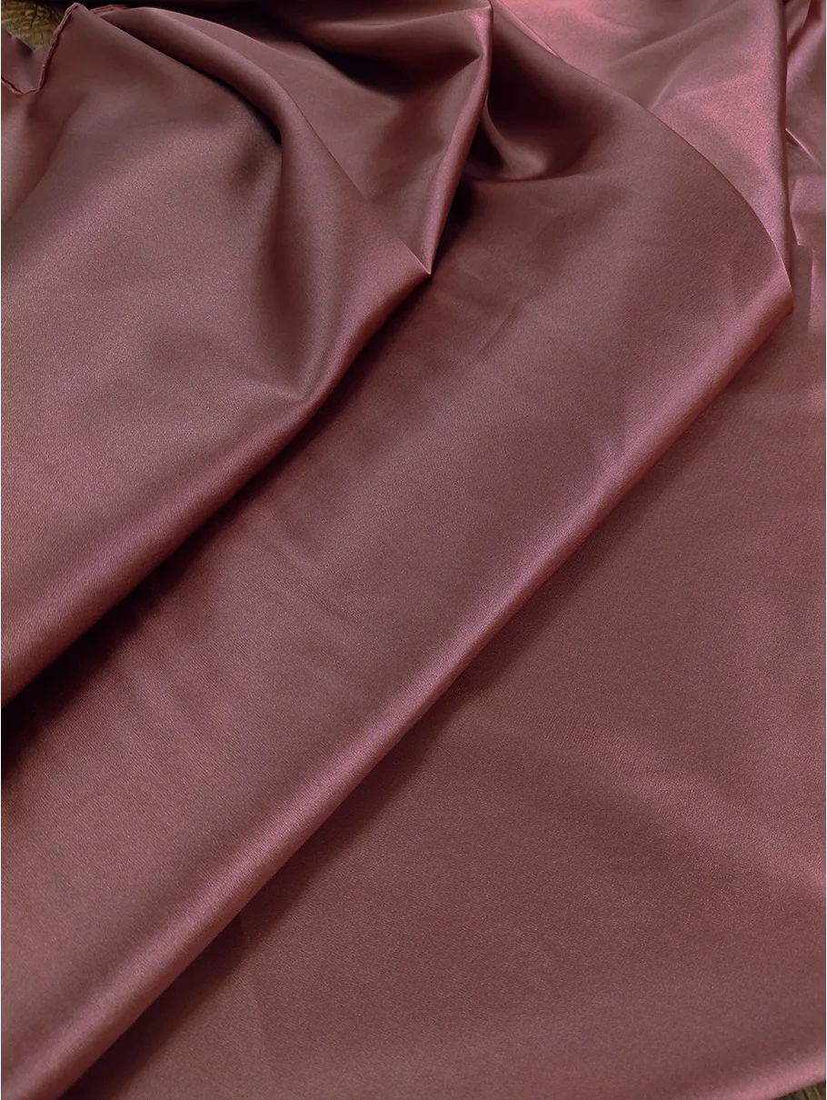 Микро эластичная Мягкая атласная ткань измеритель для рубашки одежды свадебное