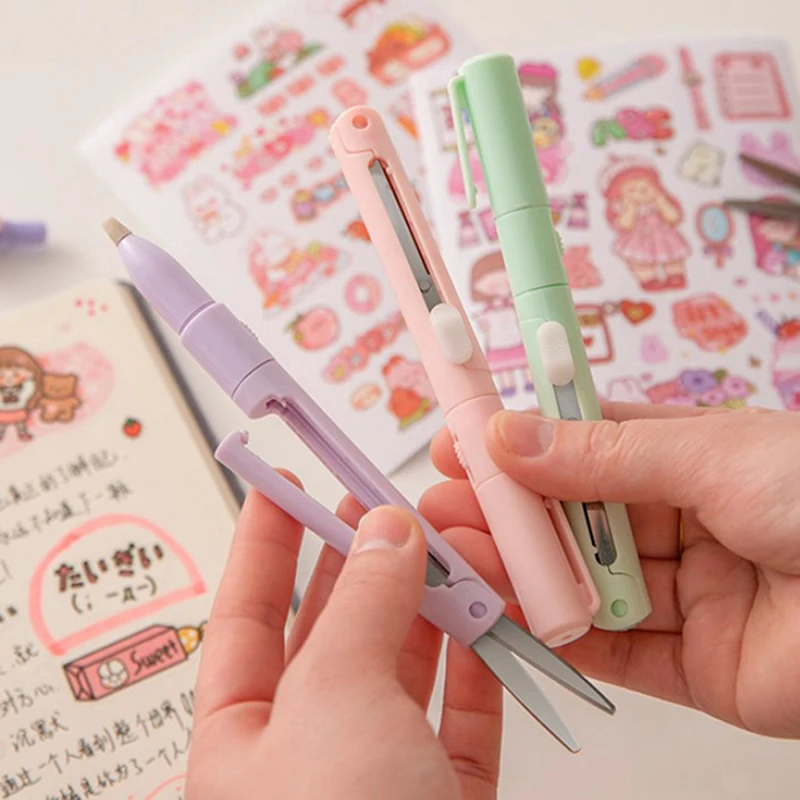 

Creative Portable Multi-function Art Tool Kit Multipurpose Pencil Scissors