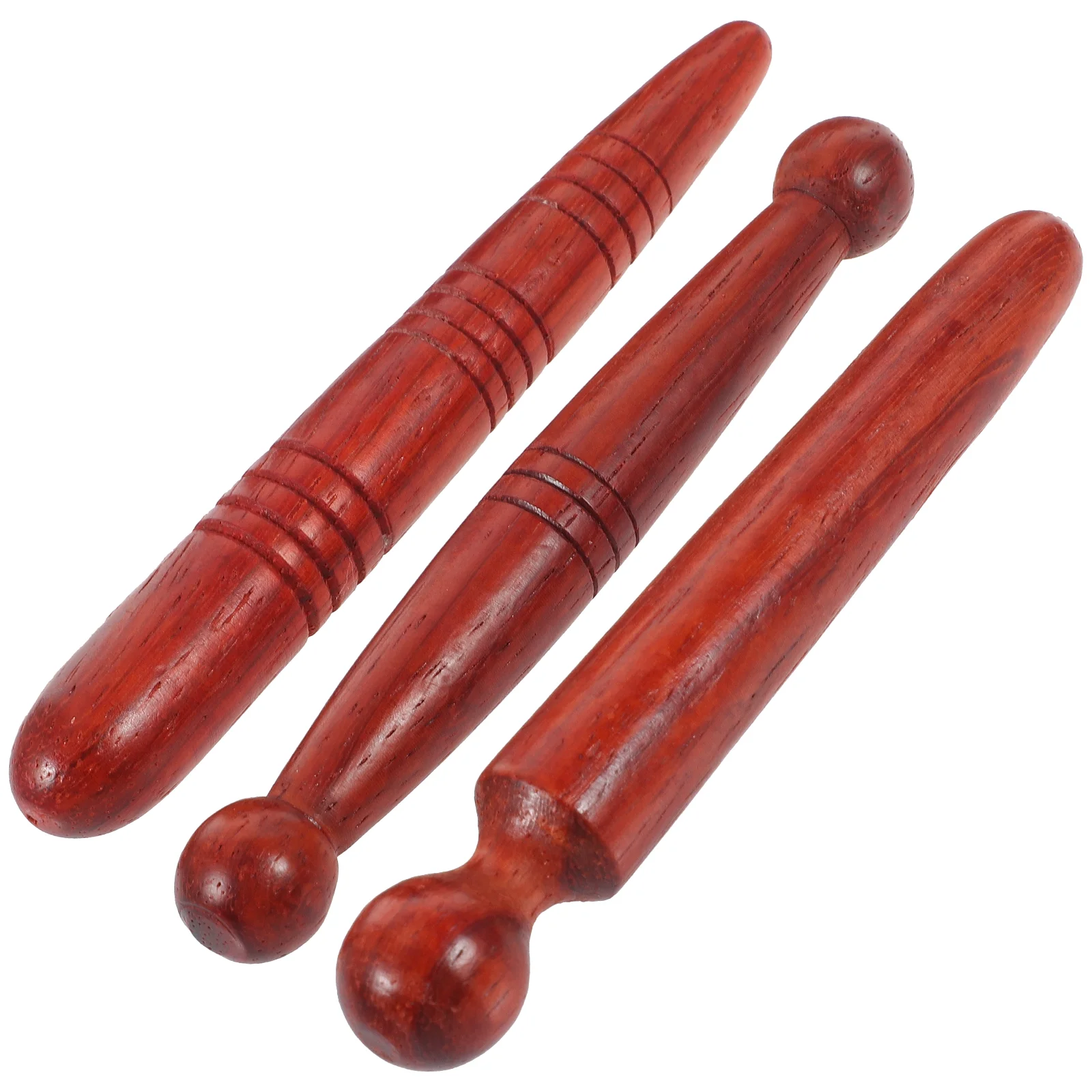 

Acupressure Stick Massage Rod Wooden Tools Massagers Foot Sticks Acupoint Face Roller