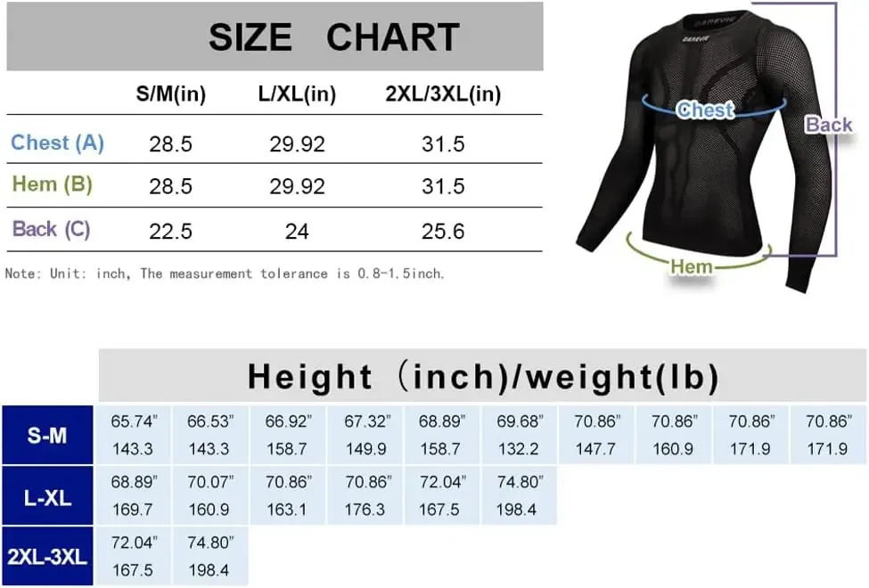 Мужской велосипедный трикотаж Darevie с длинными рукавами