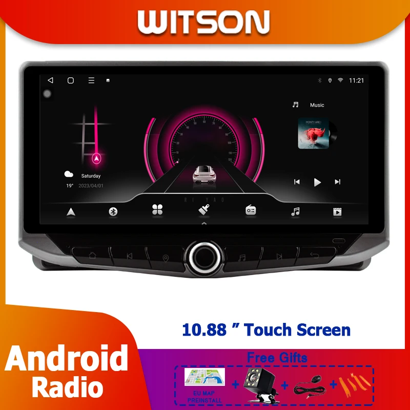 Фотомагнитола с сенсорным экраном для SKODA Rapid 2013-2019