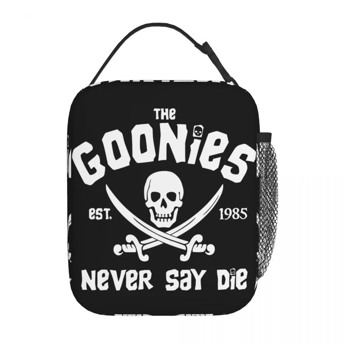 

The Goonies Never Say Die Product Insulated Lunch Bag School Lunch Container Portable Casual Thermal Cooler Lunch Box