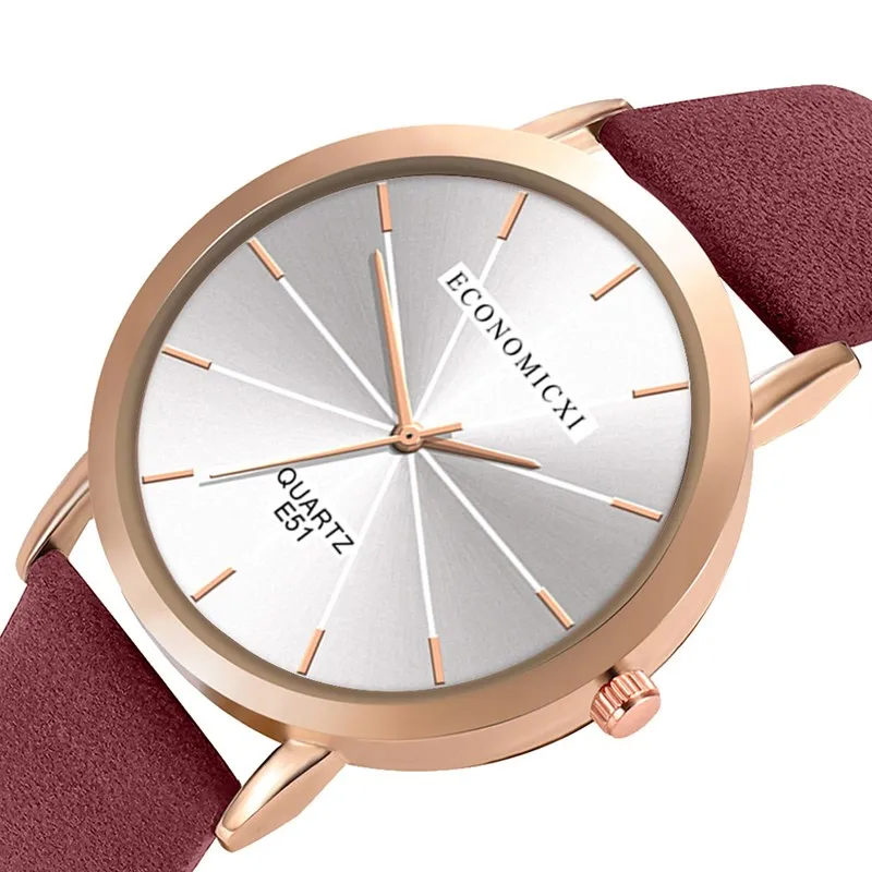 

2023 New Ins Watch Women Fashion Casual Frosted Leather Belt Watches Simple Ladies' Quartz Clock Dress Wristwatches Reloj Mujer