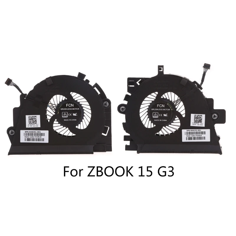 

Кулер для графической карты ноутбука, 848251-001, 848252-001