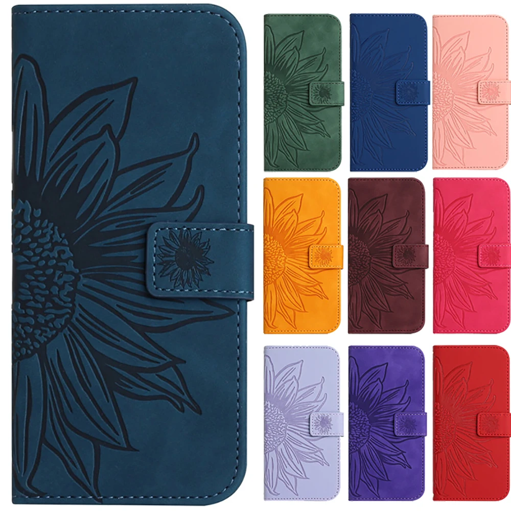 Realme 13 Pro 5G 2024 кожаный флип-чехол с 3D тиснением для OPPO 12 Plus Wallet Funda Realmi 11 10 9 9i 8i Cover