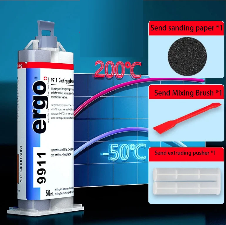 

Клей ERGO9911 для ремонта металла