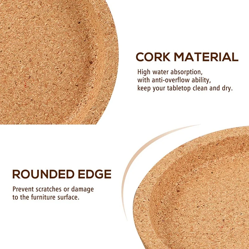 5 шт. подставки для напитков термостойкие водостойкие многоразовые натуральные