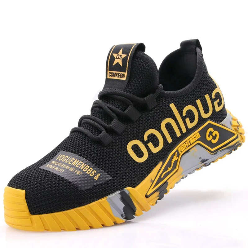 2021 New Work Sneakers Steel Toe Shoes 