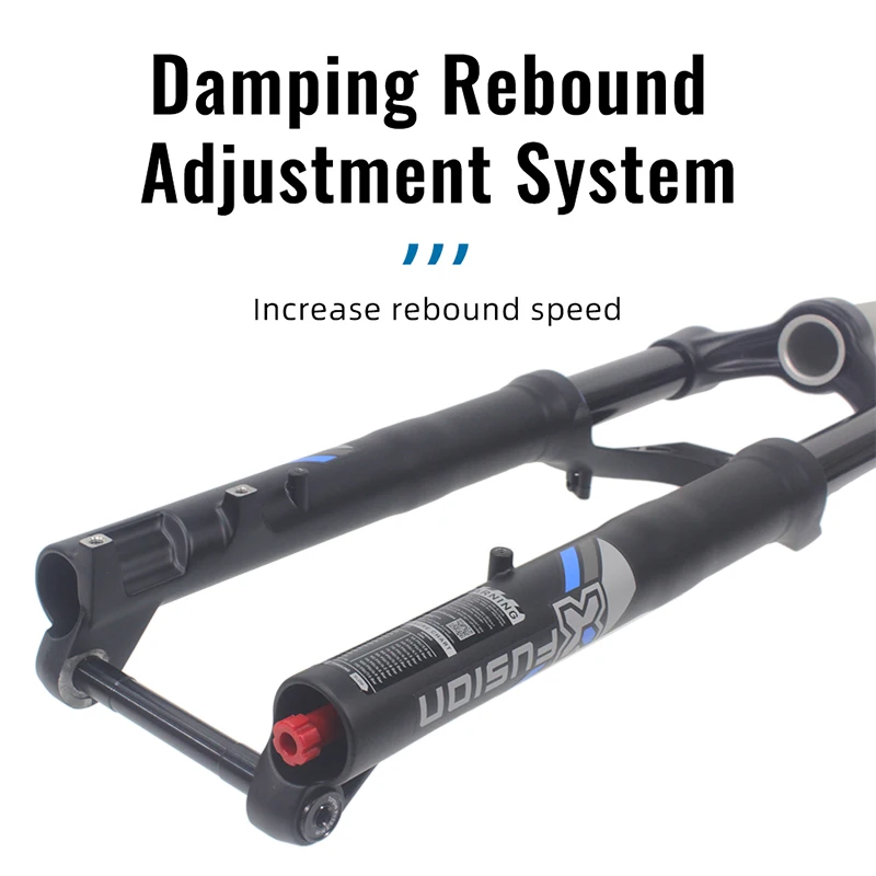 Велосипедная воздушная вилка заднего амортизатора 29ER X-FUSION RC32 130 мм / 100 мм ход MTB горный велосипед передний ручной замок 32 мм BOOST 110x15 мм включен.