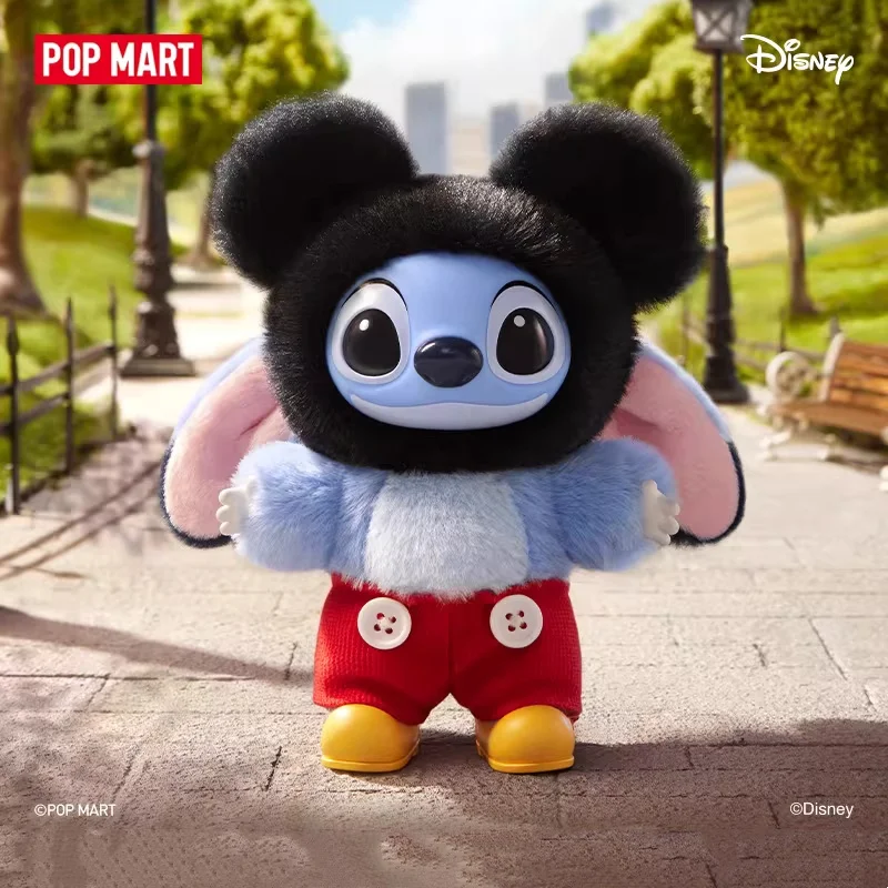 Фото Набор виниловых плюшевых игрушек Disney Stitch Adventure Series POPMART: коллекционные фигурки в закрытых коробках, милые аниме-модели для декора рабочего стола №5