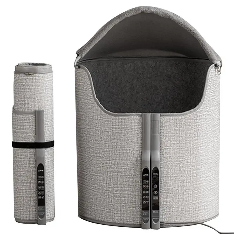 

Electric Foot Warmer Under Desk Electric Heating Foot Warmer Temperature Adjustable Foldable Electric Space Heater All-around