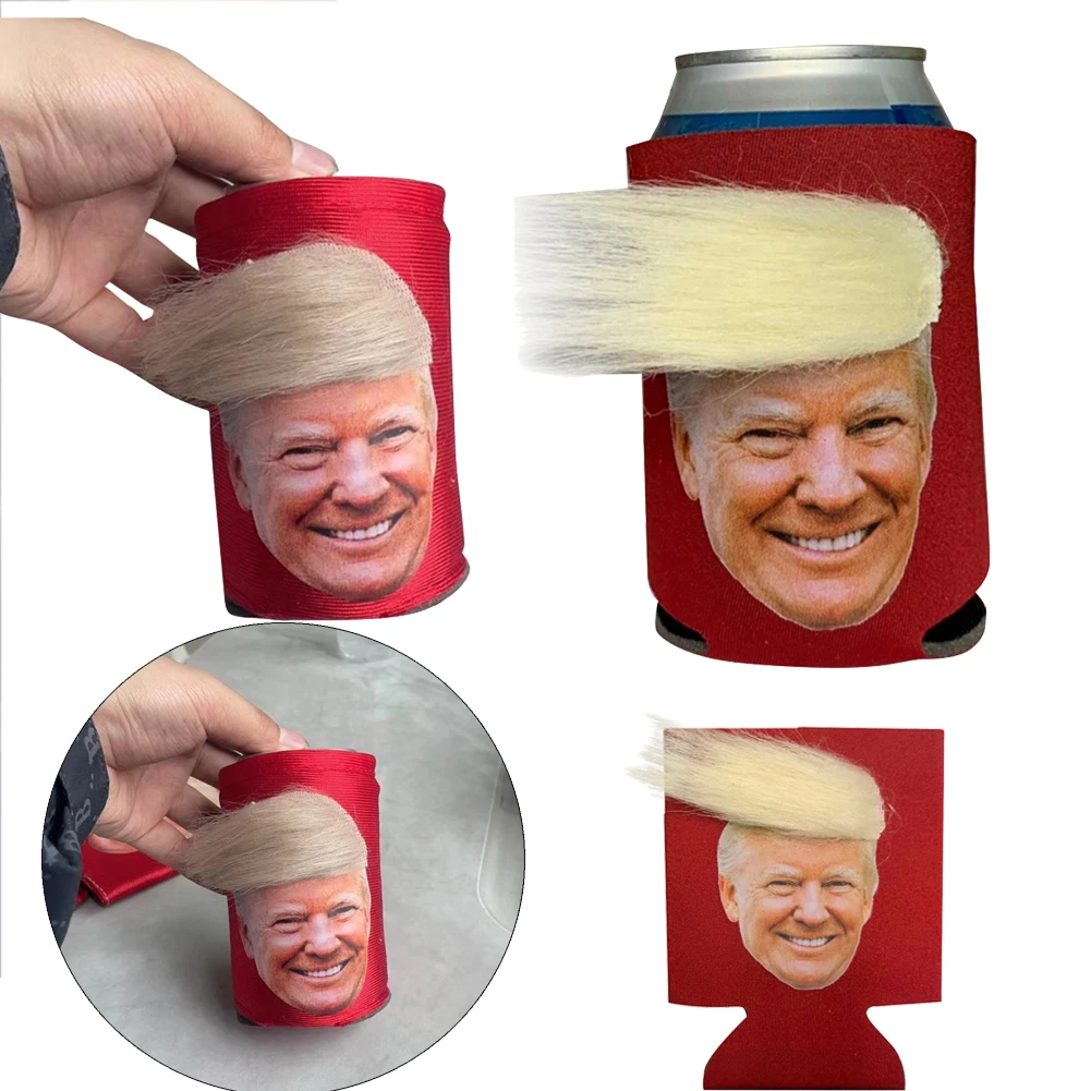 Охладитель Подставок Donald Trump — Многоразовый Держатель Для Напитков Пивных