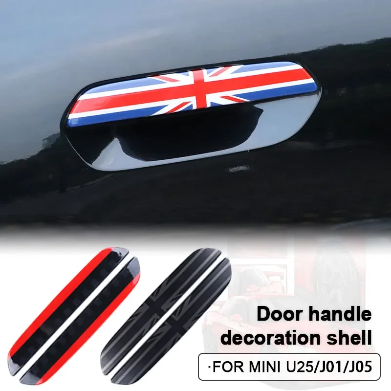 Для MINI Countryman JCW U25 J01 J05 2024 2025 Наклейка на внешнюю дверную ручку Накладка для