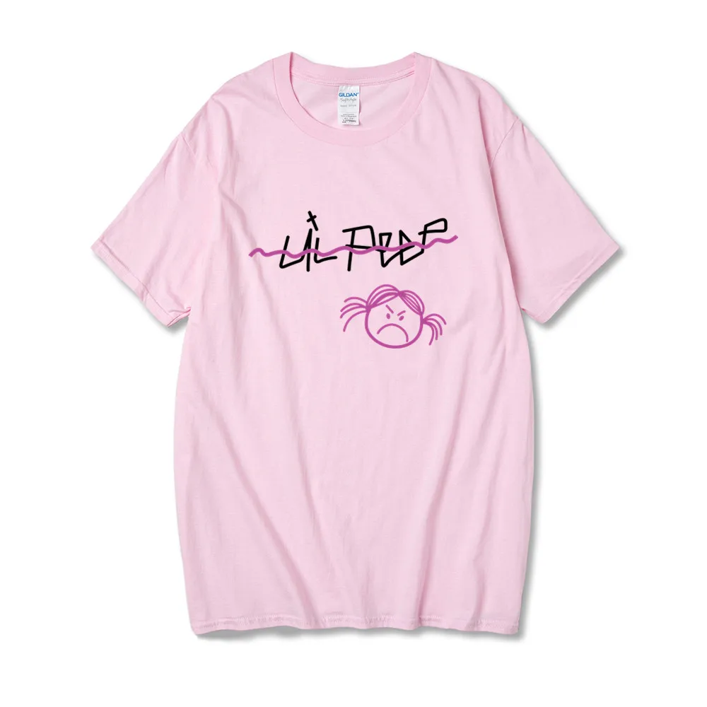Футболки с принтом Lil Peep для мужчин и женщин футболки коротким рукавом в стиле