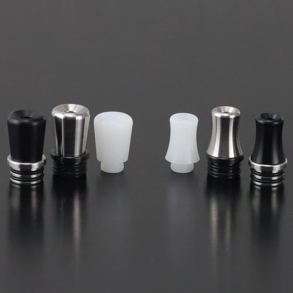 

VapSea MTL 510 810 Drip Tip Set Kit 3 Heads Long Vape Wide Bore MouthPiece Derin POM DripTip For Atomizer RTA RBA