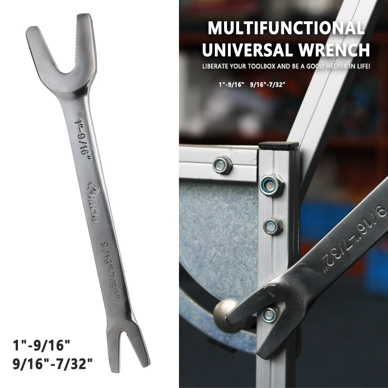 

Repair Hand Tool Multifunction Tubing Wrench Universal Spanner Fasteners Gift For Nut & Bolt Sets High Strength