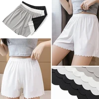 girl solid colors shorts intimates female seamless safety shorts underwear panties black white grey women pants