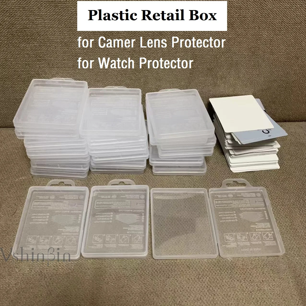 

100PCS Retail Package for Phone Camera Lens Film Smart Watch Tempered Glass Screen Protector Retail Box Bags