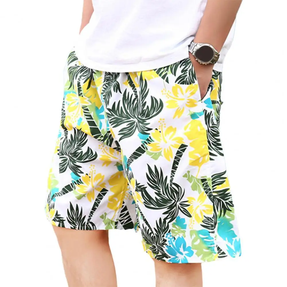 

2022 New Summer Beach Men's Shorts Colorful Printing Casual Quick Dry Elastic Waist Shorts Bermuda Mens Short Pants for Holiday
