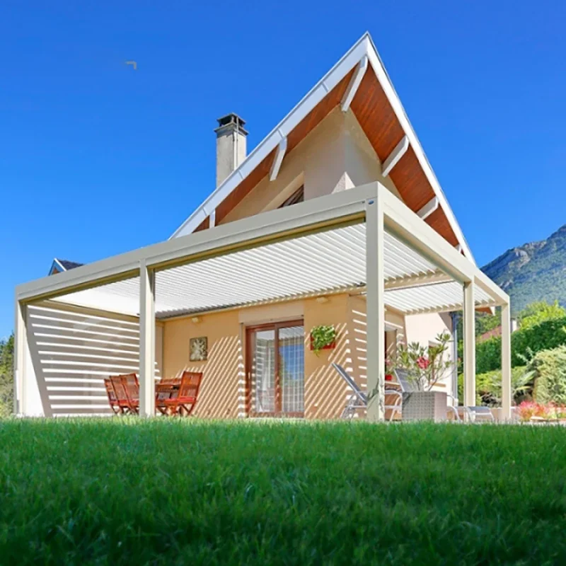 Производители оптом четырехполюсный павильон садовый пейзаж вилла двор досуг