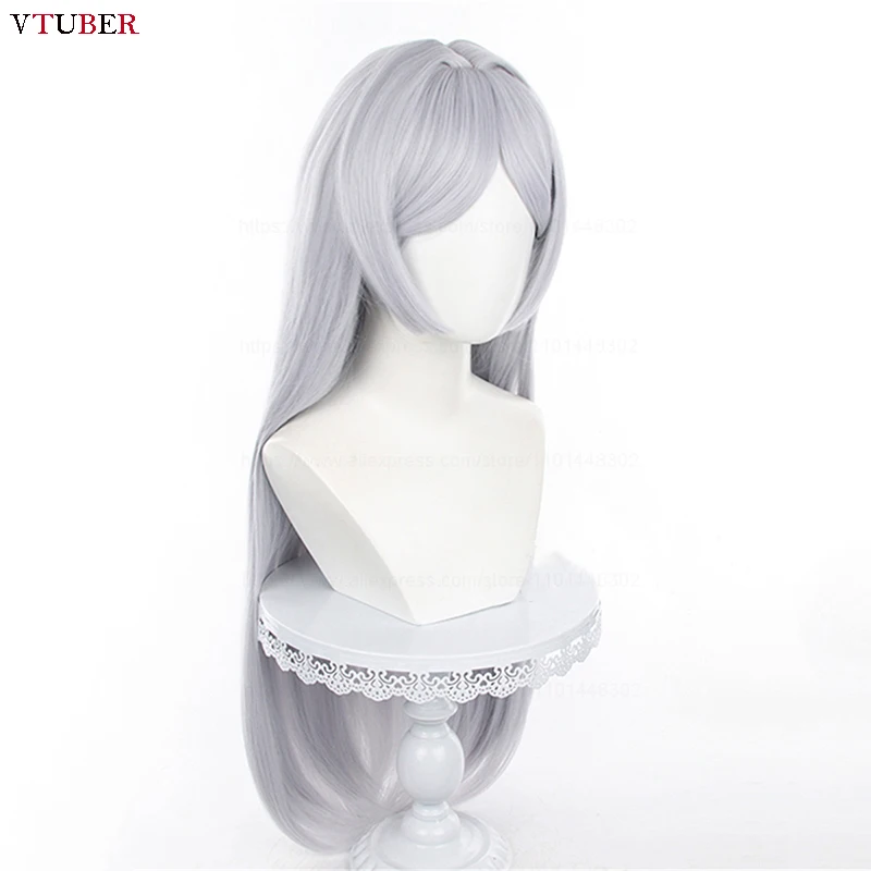 Новинка! Парик для косплея Frieren высококачественные длинные серебристые и белые