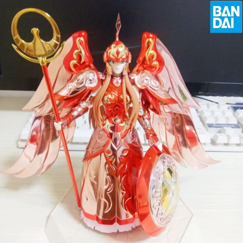 

16cm Bandai Original Saint Seiya Anime Figure 15th Anniversary Athena Action Figurines Toys For Kids Collectible Model Ornaments