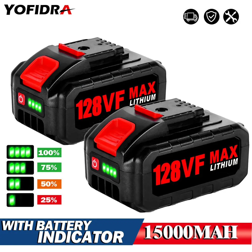 

20V Rechargeable Battery 15000mAh Lithium Ion Battery for Worx WA3551 WA3551.1 WA3553 WA3641 WG629E WG546E WU268 Power Tools