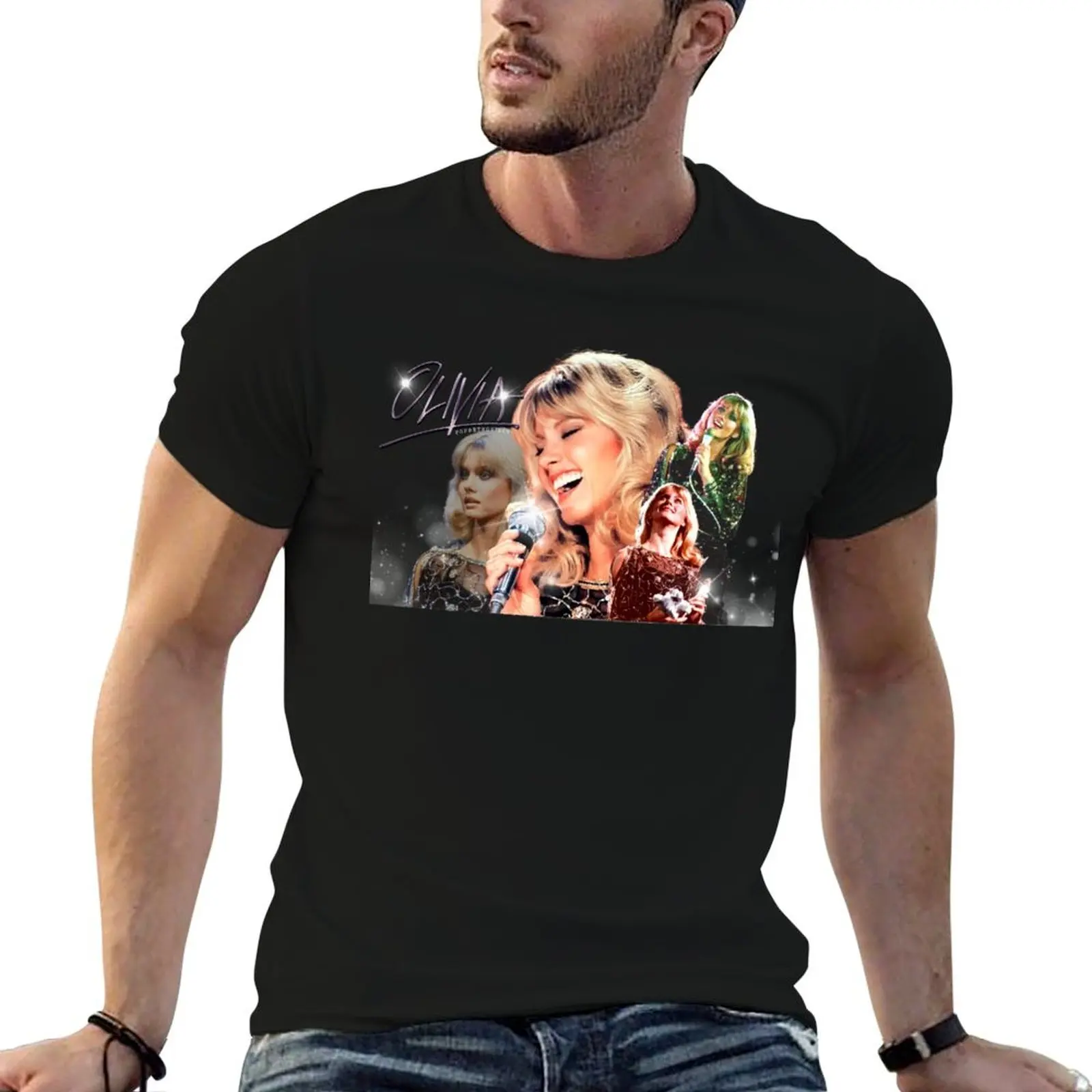 Футболка Olivia Newton-John - Totally Hot Tour хлопок мужской