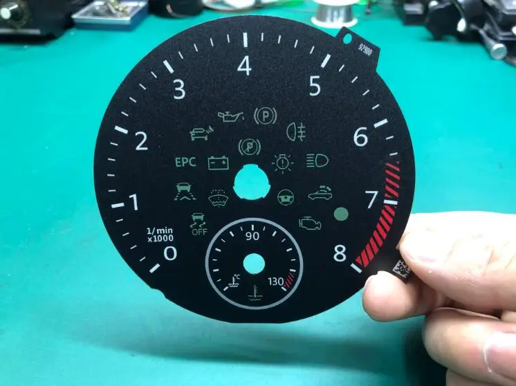 Для Golf 6 GTI R20 3D инструмент синяя игла 300 KM бумага PQ46