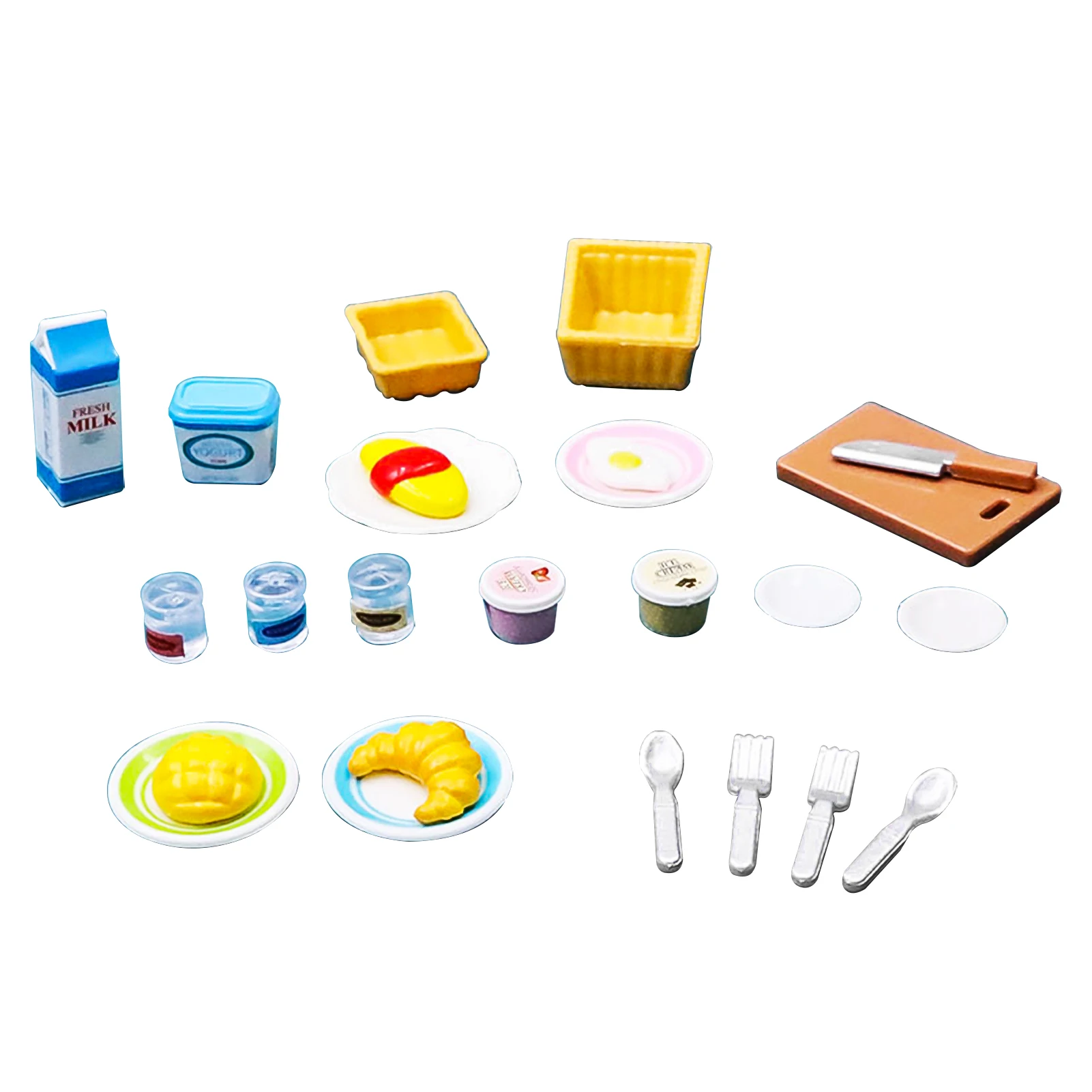 

For Kids Model Birthday Kitchen Dollhouse Miniature Simulation Pretend Play Props DIY Ornament Gift Scene Food Toy Set Christmas