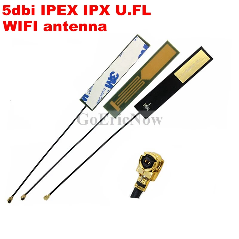 50 шт. радиочастотная Коаксиальная антенна IPEX IPX U.FL 5 дБи встроенная PCB