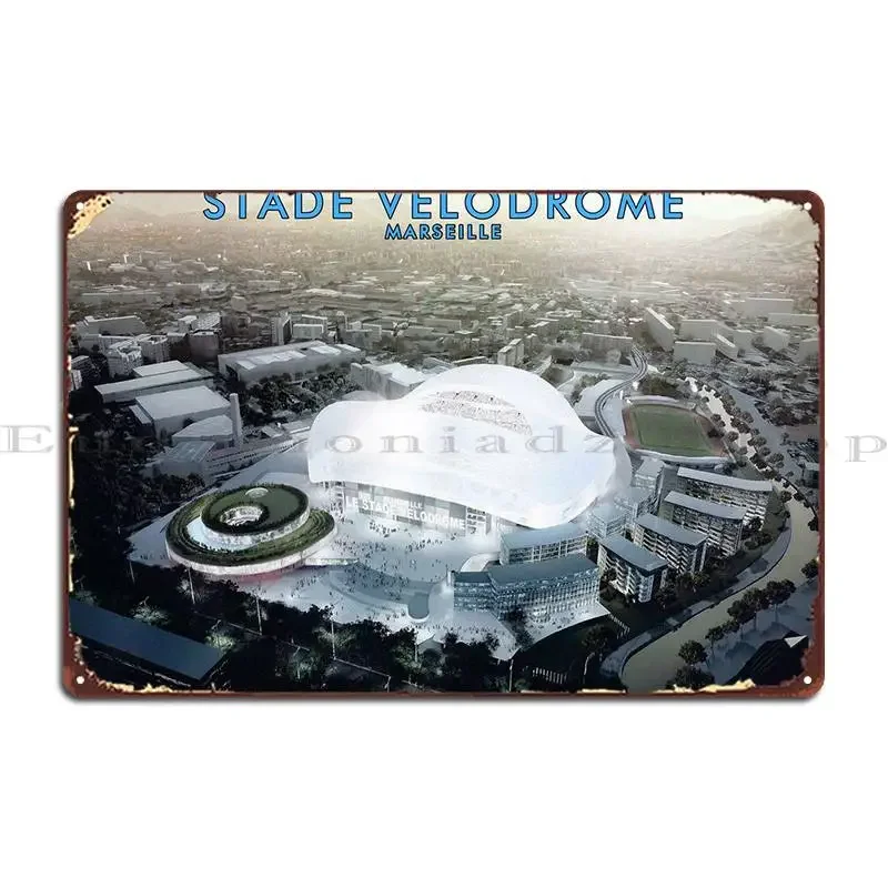 Металлическая вывеска Stade Velodrome