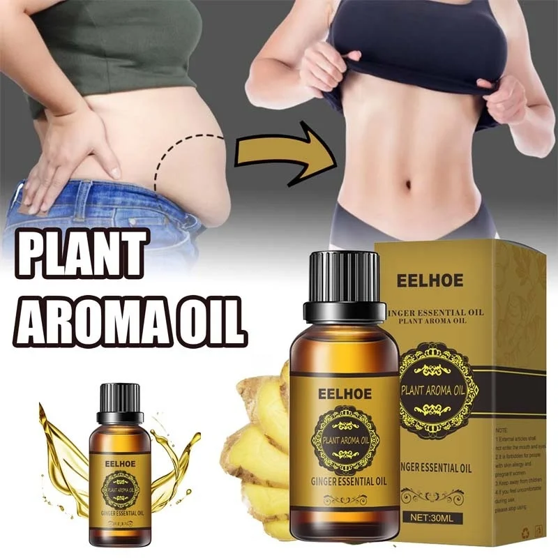 

Ginger Slimming Essential Oils Fat Burning Fast Lose Weight Products Thin Leg Waist Anti Cellulite Massage Oil Firming Body Care