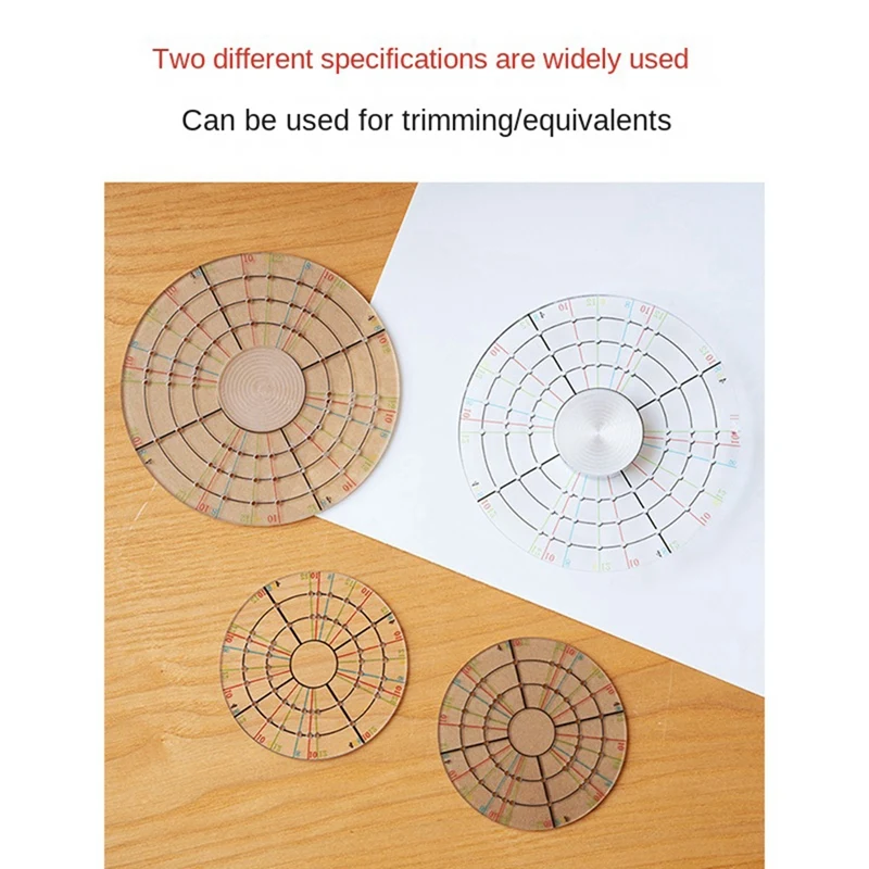 Акриловая круглая линейка для рисования Aliquot гравировки глины маркировочная