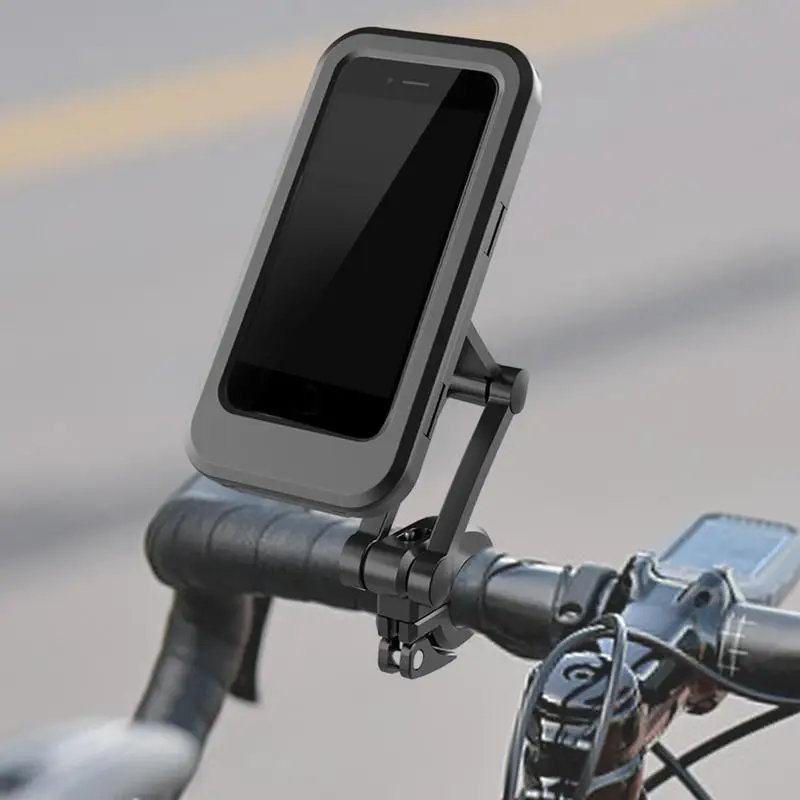 

Bike Phone Mount Waterproof Cell Phone Holder 360 Rotation Waterproof Phone Mount Cell Phone Holder Bracket Bike Handlebar clip