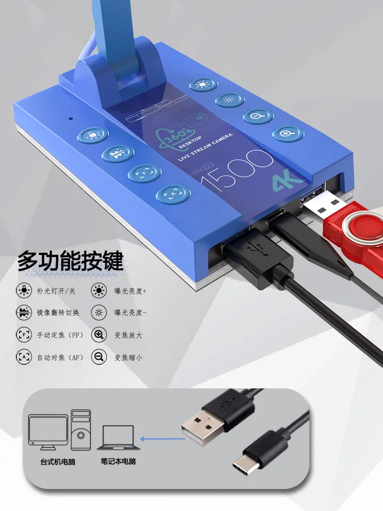 Онлайн-класс живая камера каллиграфия Искусство Компьютерная видеокамера HD 15
