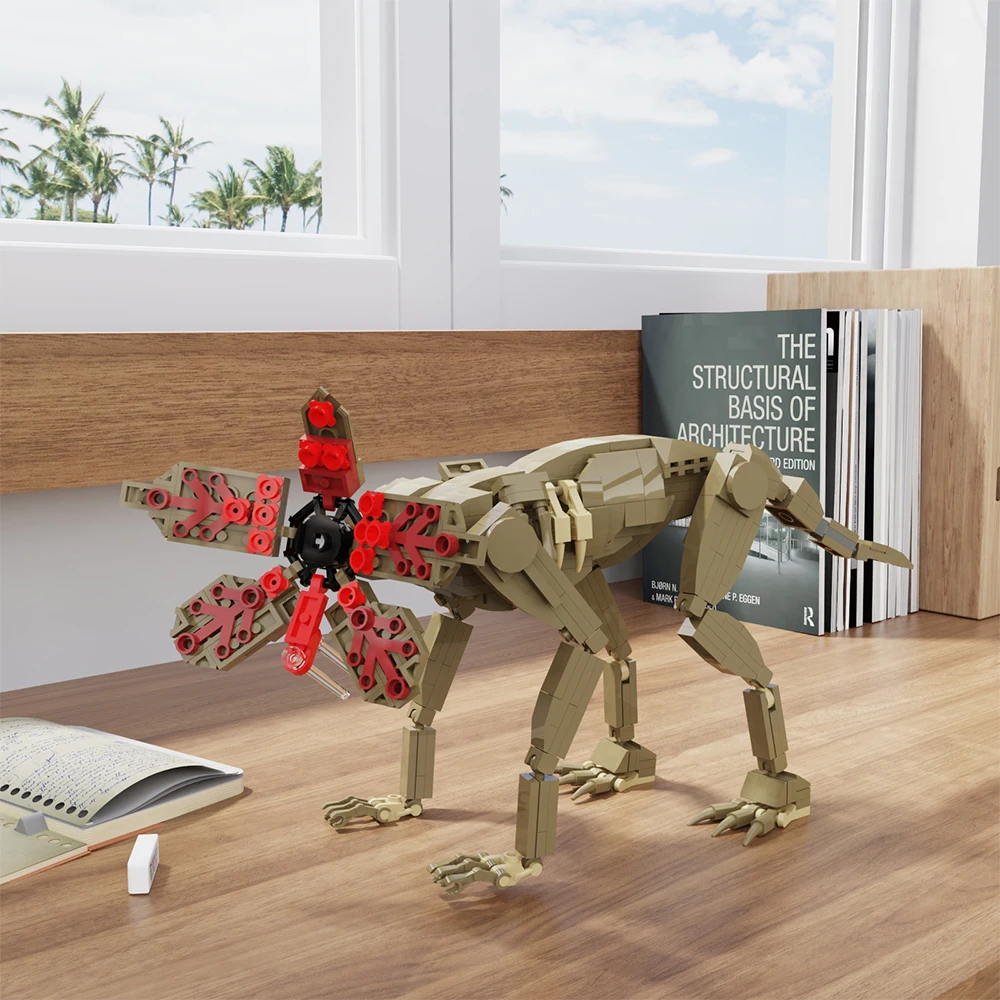 

Конструктор Demodog в удушенном виде, монстр, хищные существа, модель из 474 деталей, игрушки для взрослых и детей