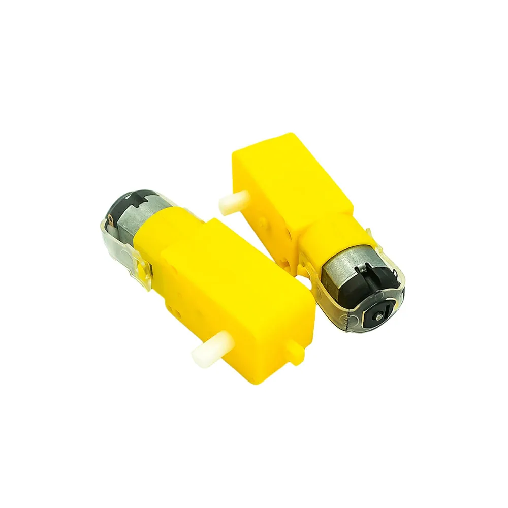 2 комплекта электродвигатель постоянного тока с колесиком для шин TT 3-6 в